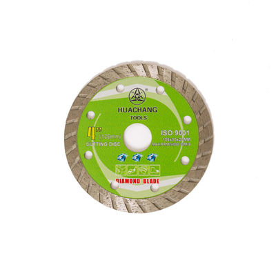 Cold Press 4inch 105*1.8/1.2*10*8*20mm Turbo Diamond Blade Untuk Tujuan Umum, Keramik, Marmer Dan Beton
