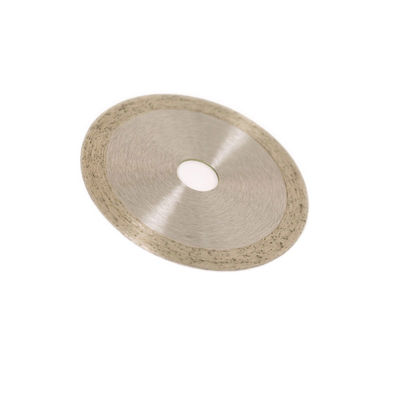 4.3 inci 110 × 1.2 / 1.8 × 10 × 20mm Cold Press Continuous Rim Diamond Blade Untuk Keramik, Marmer Dengan Umur Pemotongan Panjang