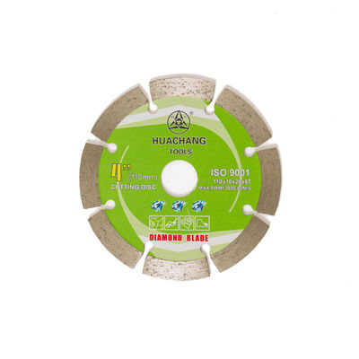 Cold Press 4.3inch 110×1.2/1.8×10×20×8T Diamond Blade Tersegmentasi berkualitas tinggi Untuk Tujuan Umum Dengan Umur Panjang