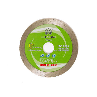 105 × 1.2 × 20MM 4 Inch Continuous Rim Diamond Blade Untuk Tile Masonry