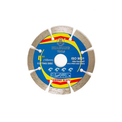 Kualitas Tinggi 4,5 Inci 105 × 1,2 / 1,8 × 10 × 20 × 8T Beton Diamond Blade Hot Press Untuk Tujuan Umum, Batu Dan Beton