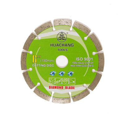 Cold Press 6inch '150×1.4/2.0×10×22.23×12T Segmented Diamond Blade Untuk Tujuan Umum, Batu Dan Beton Oem