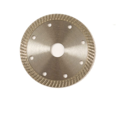 Kualitas Tinggi Hot Press 4.5 inci 115 × 1.2 / 2.0 × 10 × 22.23mm Porcelain Diamond Blade Dengan Umur Panjang
