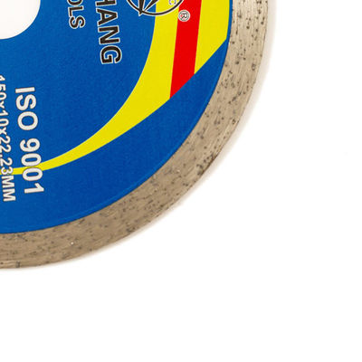 6 inci '150 × 1.4 / 2.0 × 10 × 22.23mm Hot Press Diamond Tile Saw Blades Untuk Tujuan Umum, Keramik, Marmer Dan Beton