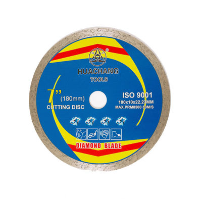 Pisau gergaji ubin berlian 7 inci dengan porselen pisau berlian 180mm punjung 1 inci