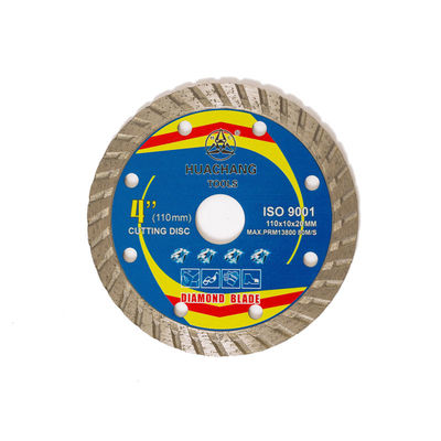 Kualitas Tinggi Hot Press 4.3 inci 110 × 1.2 / 1.8 × 10 × 20mm Porcelain Diamond Blade Untuk Tujuan Umum, Keramik, Marmer