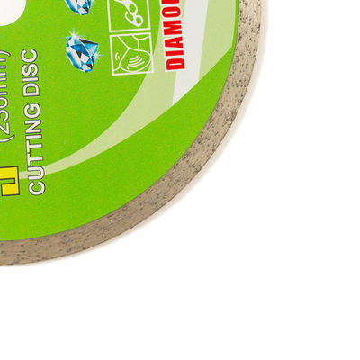 9in 230mmx22.23mm Continuous Rim Diamond Blade Untuk Beton Sintered Dry Cut