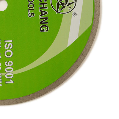 16 inci '400×2.6/3.4×10×25.4mm Cold Press Continuous Rim Diamond Blade Untuk Keramik Dengan Umur Panjang