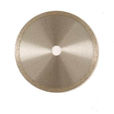 Cold Press 7 inci 180×1.6/2.2×10×22.23mm Continuous Rim Diamond Blade Untuk Keramik, Marmer Dengan Masa Pemotongan Panjang