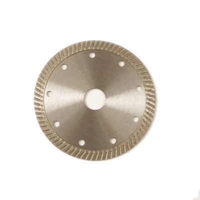 Cold Press 5inch '125×1.2/2.0×10×22.23mm Turbo Diamond Blade Untuk Tujuan Umum, Keramik, Marmer Dan Beton