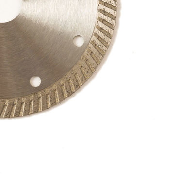Cold Press 5inch '125×1.2/2.0×10×22.23mm Turbo Diamond Blade Untuk Tujuan Umum, Keramik, Marmer Dan Beton