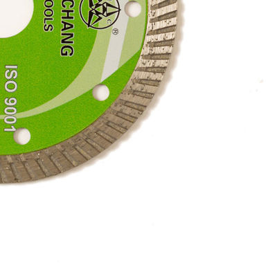 Cold Press 5inch '125×1.2/2.0×10×22.23mm Turbo Diamond Blade Untuk Tujuan Umum, Keramik, Marmer Dan Beton