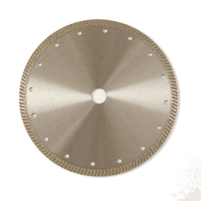 Cold Press 7 inci 180×1.6/2.6×10×22.23mm Turbo Diamond Blade Untuk Tujuan Umum, Keramik, Marmer Dan Beton