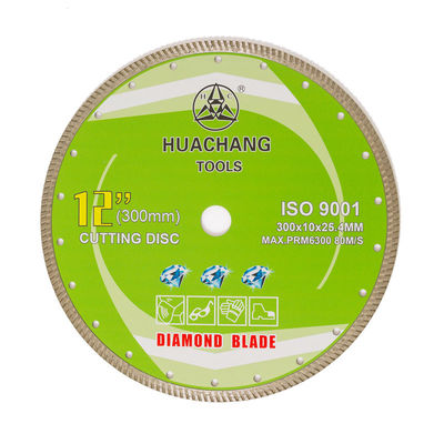 Cold Press 12inch 300×2.0/3.0×10×25.4mm Turbo Diamond Blade Untuk Tujuan Umum, Keramik, Marmer Dan Beton