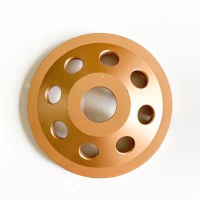 Kualitas Tinggi 4 Inci Laser Dilas 105 Mm Baris Tunggal Diamond Cup Wheel untuk Beton, Batu, bahan Bangunan Keras