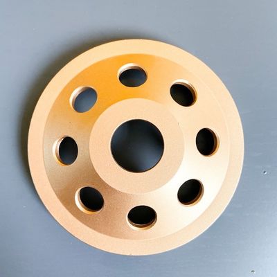 Tingkat Tinggi 4.5inch Laser Welded 115mm Single Row Diamond Cup Wheel Untuk Beton, Batu, Bahan Bangunan Keras