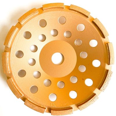5 inci Laser Welded 125×10T(30×5×7.2)×22.23mm Single Row Diamond Cup Wheel Untuk Beton, Batu, Bahan Bangunan Keras