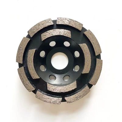 105mm 4 Double Row Diamond Cup Wheel Grinding Untuk Alat Huachang Beton