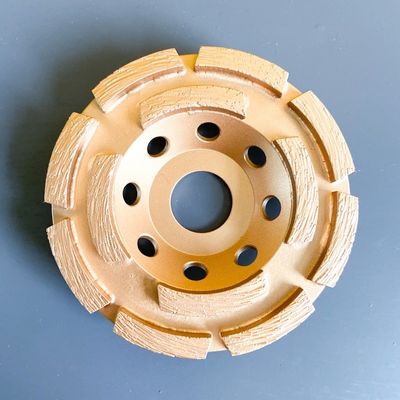 105mm 4 Double Row Diamond Cup Wheel Grinding Untuk Alat Huachang Beton