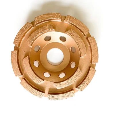 7 Masuk Single Row Double Row Diamond Cup Grinding Wheel 180mm Huachang Diamond Tools