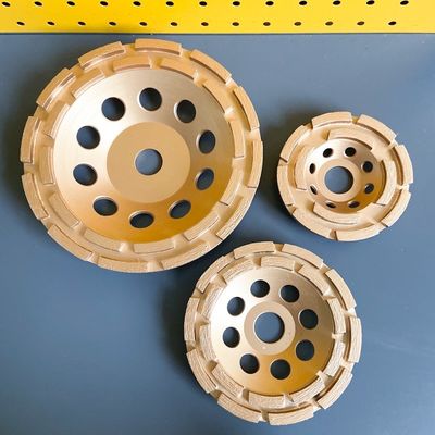 7 Masuk Single Row Double Row Diamond Cup Grinding Wheel 180mm Huachang Diamond Tools