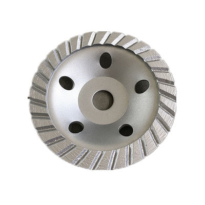 hot press 4 inci 105 × 4.5 × 20 × 22.23mm Sintered 105mm Diamond Continuous Turbo Grinding Cup Wheel Untuk Beton, Batu