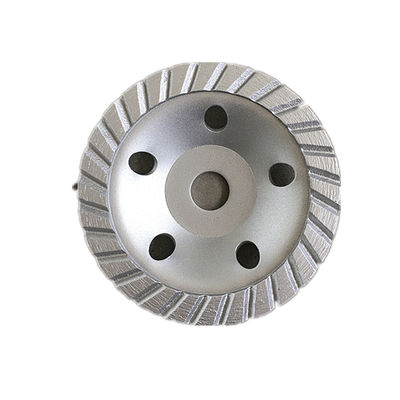hot press 4 inci 105 × 4.5 × 20 × 22.23mm Sintered 105mm Diamond Continuous Turbo Grinding Cup Wheel Untuk Beton, Batu