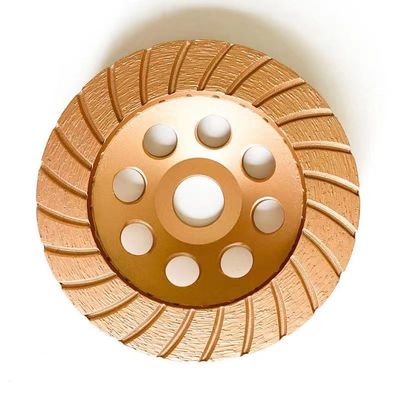 Kualitas Tinggi 7 inci 180 × 4.5 × 20 × 22.23mm Diamond Continuous Turbo Grinding Cup Wheel Untuk Beton, Batu