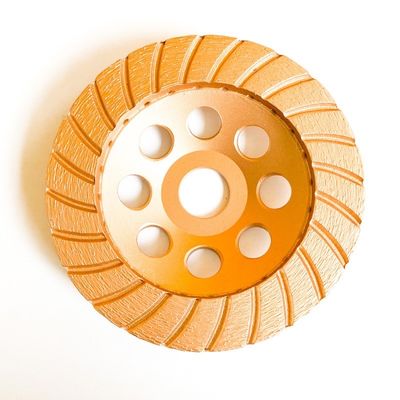 Kualitas Tinggi 7 inci 180 × 4.5 × 20 × 22.23mm Diamond Continuous Turbo Grinding Cup Wheel Untuk Beton, Batu