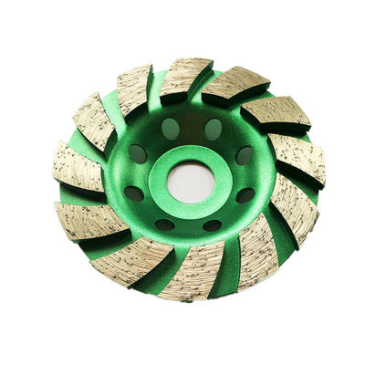 Kualitas Tinggi 4Inch Laser Welded 105Mm Diamond Tersegmentasi Turbo Grinding Cup Wheel untuk Beton, Batu, bahan Bangunan