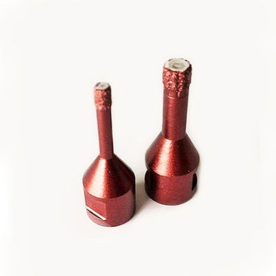 12 × 8 × M14 × 60MM Diamond Drill Bit Untuk Granit Vacuum Brazed Diamond Bit Bor Dengan Umur Panjang