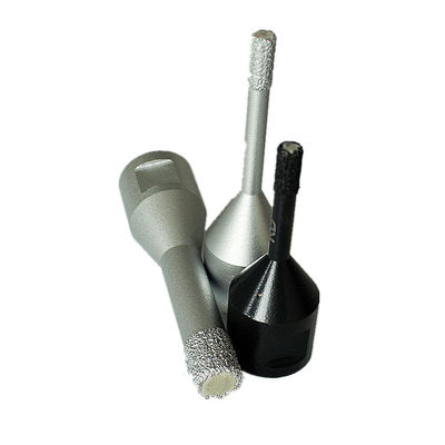 14 × 10 × 60 × M14 Dry Diamond Core Drill Bits Dengan Kualitas Tinggi Untuk Porcelain Ganite Tile Glass Ceramics Marble Drill Bits