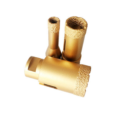 32 × 15 × 60 × M14 Dry Diamond Core Drill Bits Untuk Ganite Tile Porcelain Marble Drill Bits Dengan Umur Panjang Berkualitas Tinggi