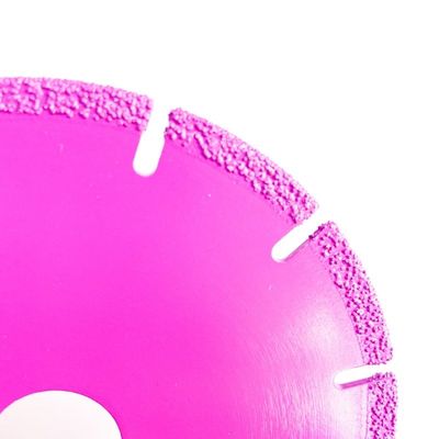 Kualitas Tinggi 100 × 1.4 / 2.2 × 5 × 20 × 12T Vacuum Brazed Diamond Saw Blade Untuk Industri Pengolahan Mesin