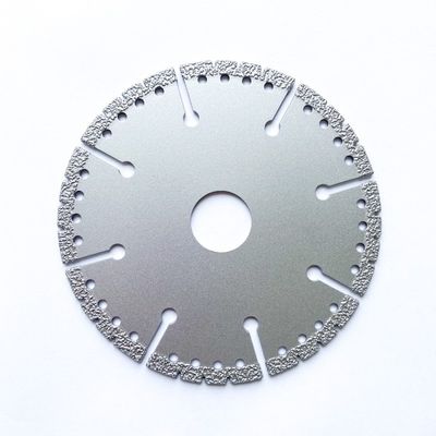 4.5 inci 115×1.4/2.4×8×9T×22.23 Vacuum Brazed Diamond Grinding Cutting Disc Kualitas Tinggi Untuk Batu Keramik Marmer Plastik