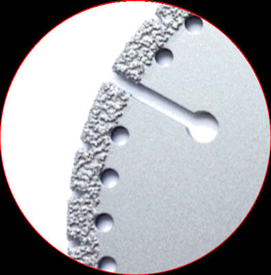 4.5 inci 115×1.4/2.4×8×9T×22.23 Vacuum Brazed Diamond Grinding Cutting Disc Kualitas Tinggi Untuk Batu Keramik Marmer Plastik