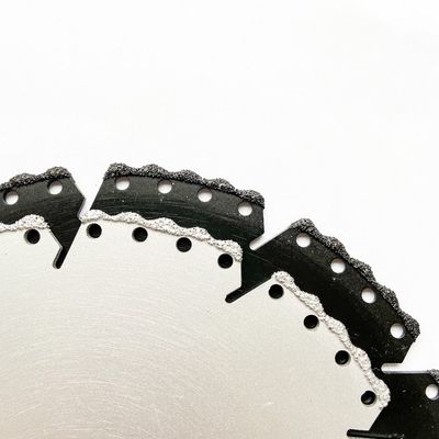 Terlihat bagus 5 inci 125×1.4/2.4×6×9T×22.23 Vacuum Brazed Diamond Grinding Cutting Disc untuk batu keramik marmer plastik
