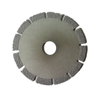 Terlihat bagus 9 inci 230 × 1.8 / 2.7 × 6 × 17T × 22.23 Vacuum Brazed Diamond Grinding Cutting Disc untuk batu keramik marmer plastik