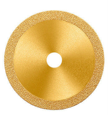 4.3'' 110×1.2/2.2×5×20 Vacuum Brazed Diamond Saw Blade Untuk Memotong Besi Cor Marmer Logam Stainless Steel Darurat Kebakaran