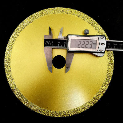 150×1.6/2.4×8×22.23mm Vacuum Brazed Diamond Saw Blade Untuk Memotong Besi Cor Marmer Logam Stainless Steel Darurat Kebakaran