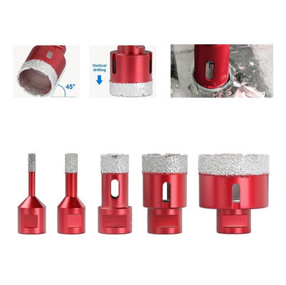 Diamond Core Bits 30 × 15 × 60 × M14 Untuk Ganite Tile Porcelain Marble Drill Bits Dengan Umur Panjang Berkualitas Tinggi