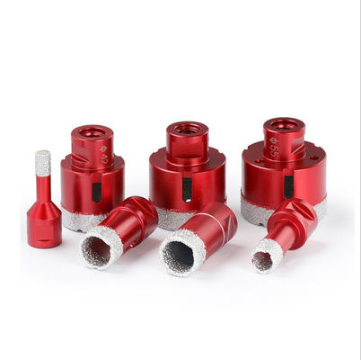 Diamond Core Bits 30 × 15 × 60 × M14 Untuk Ganite Tile Porcelain Marble Drill Bits Dengan Umur Panjang Berkualitas Tinggi