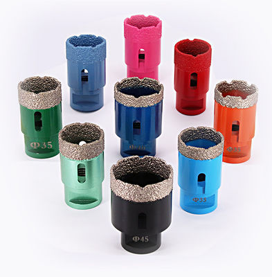 Diamond Core Bits 30 × 15 × 60 × M14 Untuk Ganite Tile Porcelain Marble Drill Bits Dengan Umur Panjang Berkualitas Tinggi