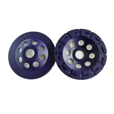 180mm Laser Welded Segmented Diamond Grinding Cup Wheel Untuk Beton, Batu, Bahan Bangunan