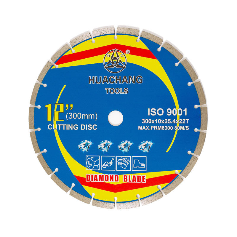 Kualitas Tinggi 300 × 10 × 25.4 × 22T Roda Pemotong Beton Untuk Penggiling Pisau Pemotong Ubin Berlian 300mm