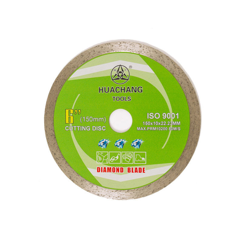 150x1.4x22.4mm 6inch 175mm 7 Inch Continuous Rim Diamond Blade Untuk Gergaji Ubin Basah Ubin Keramik