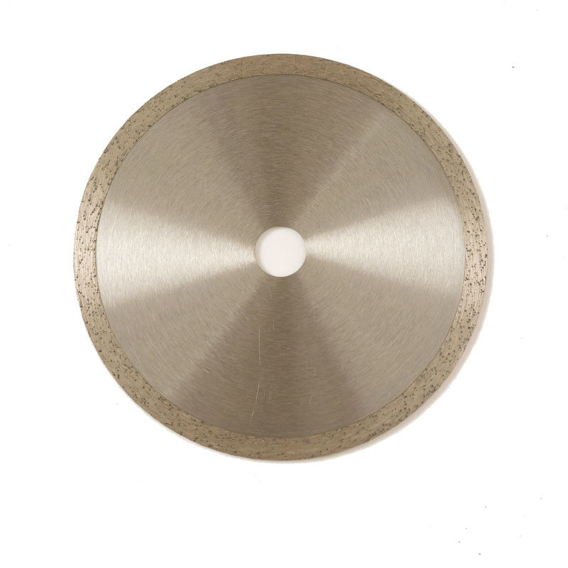 Cold Press 7 inci 180×1.6/2.2×10×22.23mm Continuous Rim Diamond Blade Untuk Keramik, Marmer Dengan Masa Pemotongan Panjang