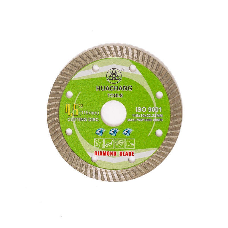 Turbo Diamond Blade Cold Press 4.5inch '115×1.2/2.0×10×22.23mm Kualitas Tinggi Untuk Tujuan Umum, Keramik, Marmer