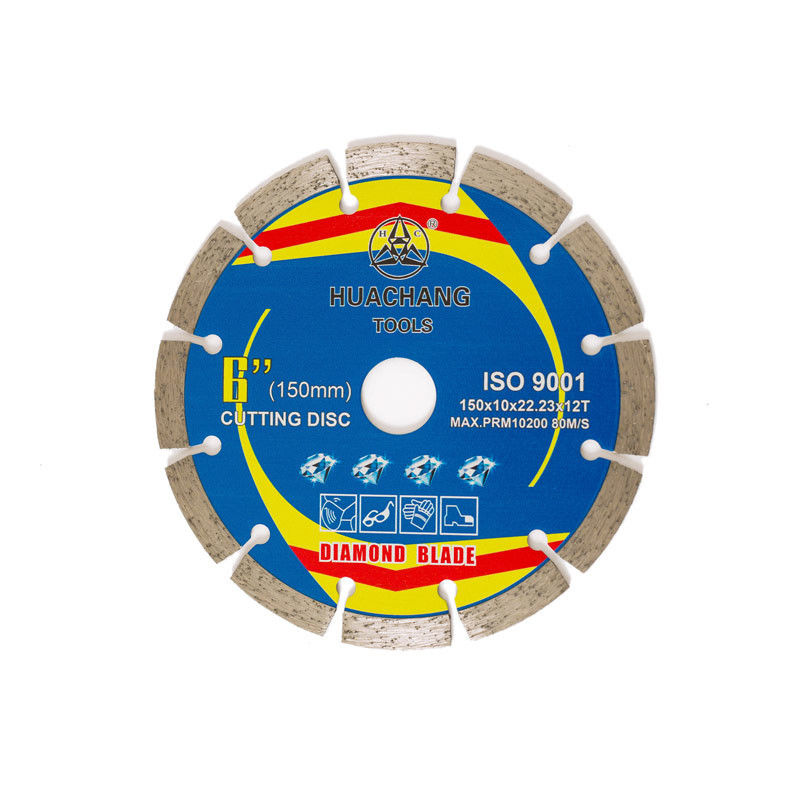 Hot Press 6 Inch 150 × 1.4 / 2.0 × 10 × 22.23 × 12T Berlian Gergaji Beton Pisau Berlian Beton Untuk Penggiling