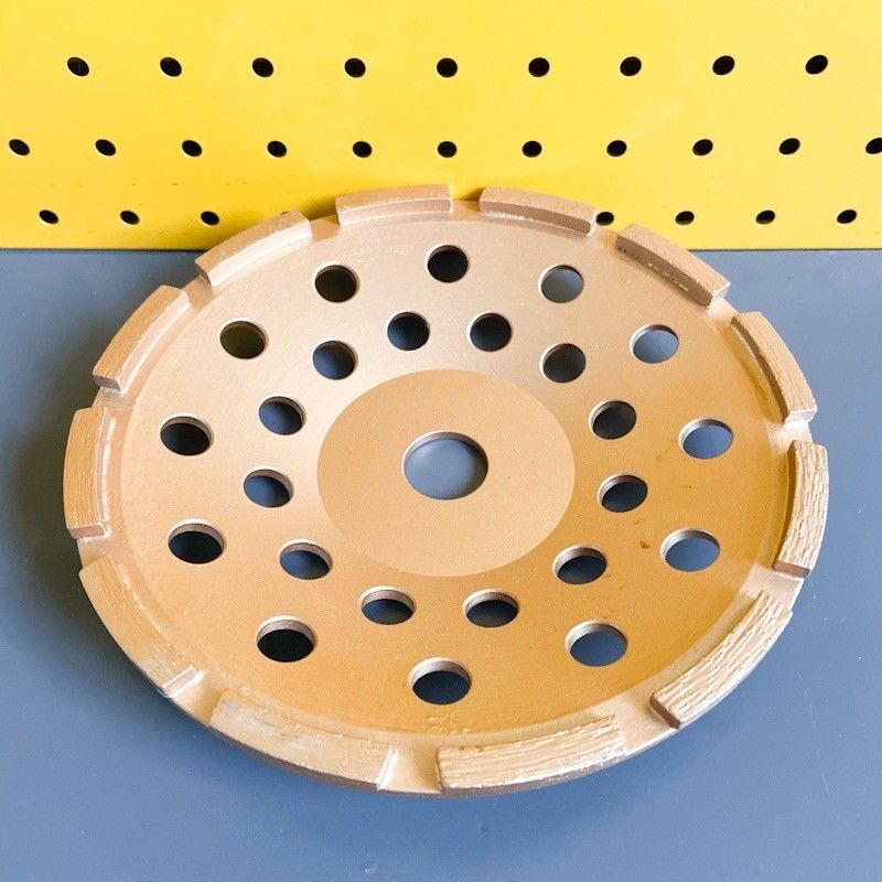 Pabrik 9 inci Laser Welded 230mm Diamond Single Row Grinding Cup Wheel Untuk Beton, Batu, Bahan Bangunan Keras